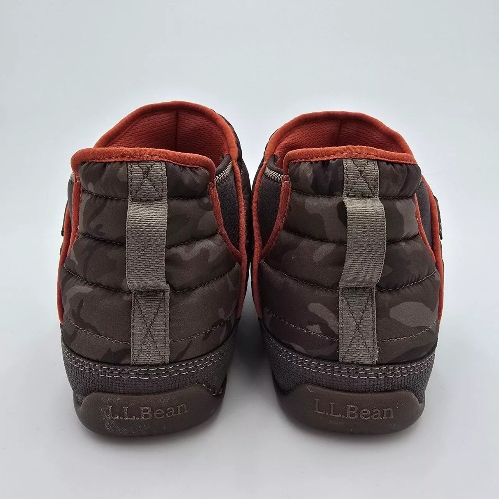 LL Bean Mountain Classic Quilted Ankle Boots II Men's Size 11 Loden Camo Slip On - Picture 3 of 7